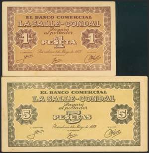Set of 2 tokens from the Banco la ... 