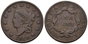 USA. 1 Large Cents (Ae. 10.75g / 28mm). ... 