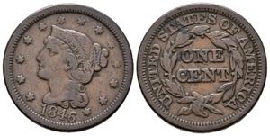 USA. 1 Large Cents (Ae. 10.45g / 28mm). ... 