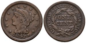 USA. 1 Large Cents (Ae. 10,30g / 28mm). ... 