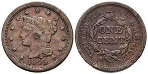 USA. 1 Large Cents (Ae. 11.08g / 28mm). ... 