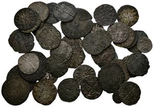 MEDIEVAL COIN. Interesting set of 45 ... 