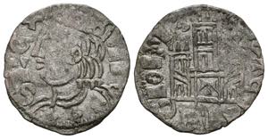 ALFONSO XI (1312-1350). Cornado. (See 0.90g ... 