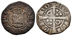 JAIME II (1291-1327). Money (Ve. 0.84g / ... 