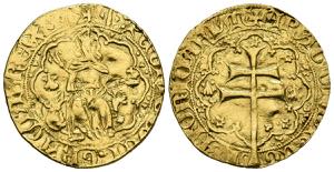 PERE III (1336-1387). Rald d'Or. (Au ... 