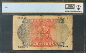 IRAN. 2 Take. 1926. Imperial Bank. ... 