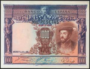 1000 Pesetas. July 1, 1925. Without series. ... 