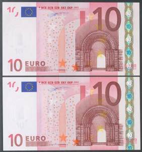 10 euros. January 1, 2002. Correlative pair ... 