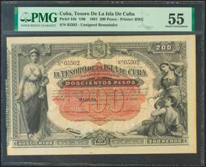 SPANISH BANK OF THE ISLAND OF CUBA. 200 ... 