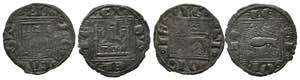 ALFONSO X (1252-1284). Beautiful pair of two ... 