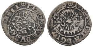 CATHOLIC KINGS (1474-1504). 1/2 Real (Ar. ... 