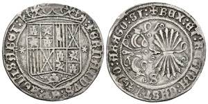 CATHOLIC KINGS (1474-1504). 1 Real (Ar. ... 