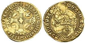 CARLOS I (1516-1556). Florin de Oro de San ... 
