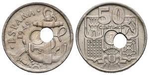 ESTADO ESPAÑOL (1936-1975). 50 Céntimos. ... 
