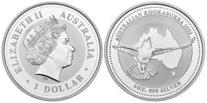 AUSTRALIA. 1 USD. (Ar. 31.74g / 40mm). 2002. ... 