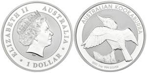 AUSTRALIA. 1 Dollar (Ar.31,84g/40mm). 2011. ... 