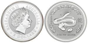 AUSTRALIA. 2 Dollars. (Ar. 62.69g / 50mm). ... 