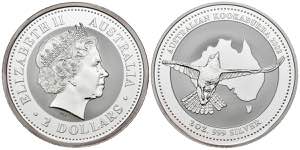 AUSTRALIA. 2 Dollars (Ar. 62.95g / 50mm). ... 