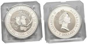 AUSTRALIA. 2 Dollars (Ar. 62,98g/50mm). ... 