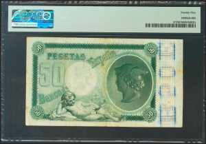 50 pesetas. January 2, 1898. ... 