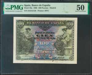 100 pesetas. June 30, 1906. Series D, last ... 