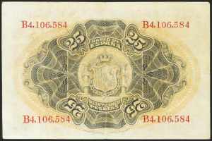 25 pesetas. September 24, 1906. ... 