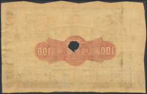 100 Reales. May 14, 1857. Bank of ... 