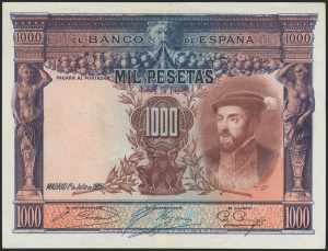1000 Pesetas. July 1, 1925. Without series ... 
