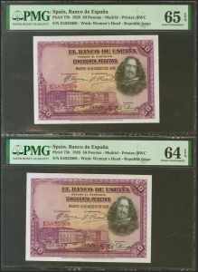 50 pesetas. August 15, 1925. Correlative ... 
