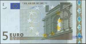 5 euros. January 1, 2002. Signature ... 