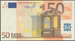50 euros. January 1, 2002. Draghi Signature. ... 