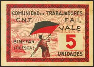 BINEFAR (HUESCA). 5 Unidades. (1936ca). ... 