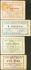 BOLTAÑA (HUESCA). 25 Céntimos, 50 ... 