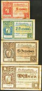 GRAUS (HUESCA). 5 Céntimos, 25 Céntimos, ... 