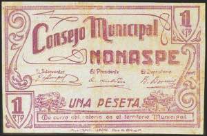 NONASPE (ZARAGOZA). 50 Céntimos. (1936ca). ... 