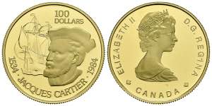 CANADA. 100 Dollars. (Au. ... 