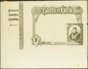 200 Pesetas. (1892ca). Bank of ... 