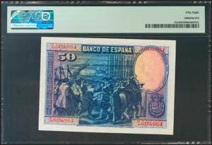 50 pesetas. August 15, 1928. No ... 
