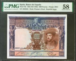 1000 Pesetas. July 1, 1925. No ... 