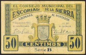 THE ESCORIAL OF THE SIERRA (MADRID). 50 ... 