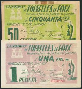 TORRELLES DE FOIX (BARCELONA). 50 Céntimos ... 