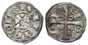 PEDRO II (1196-1213). Óbolo (Ve. ... 