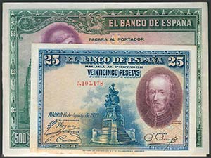 Conjunto de 32 billetes del Banco de ... 