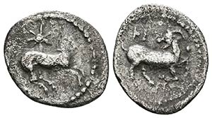 CILICIA, Kelendris. Obolo. 425-400 a.C. A/ ... 