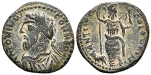 COMODO. Ae23. 117-180 d.C. Antioquía, ... 