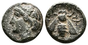 IONIA, Ephesos. Ae11. 305-288 a.C. Guerras ... 