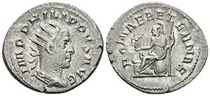 FILIPO I. Antoniniano. 245-246 d.C. Roma. A/ ... 