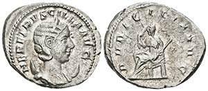 HERENNIA ETRUSCILLA. Antoniniano. 249-251 ... 
