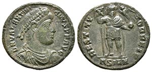 VALENTINIANO I. Centenional. 364-367 d.C. ... 
