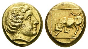 LESBOS, Mytilene. Hekte. 375-325 a.C. A/ ... 
